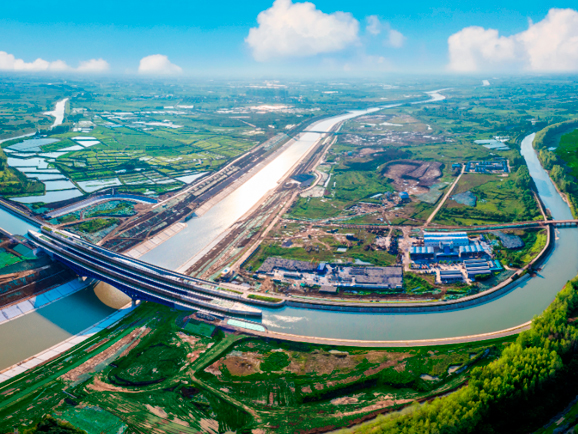 淠河總干渠渡槽